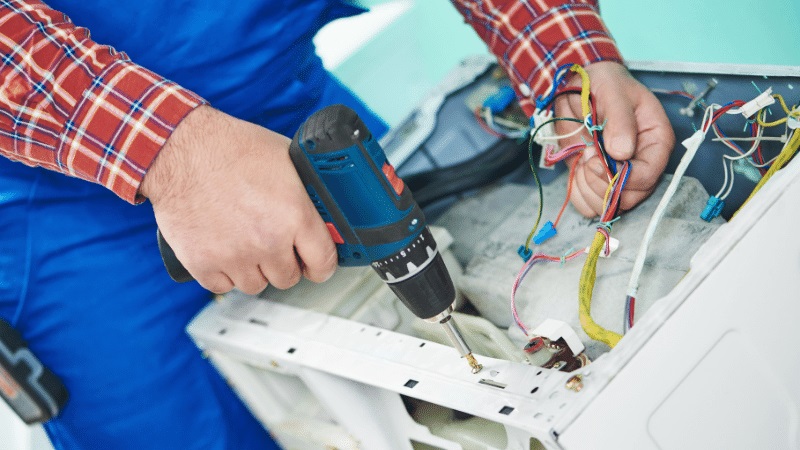Soma Tcl Tcl çamaşır makinesi kart tamiri – Su almama arızası orijinal parça ile giderildi. - Teknik servis örneği
